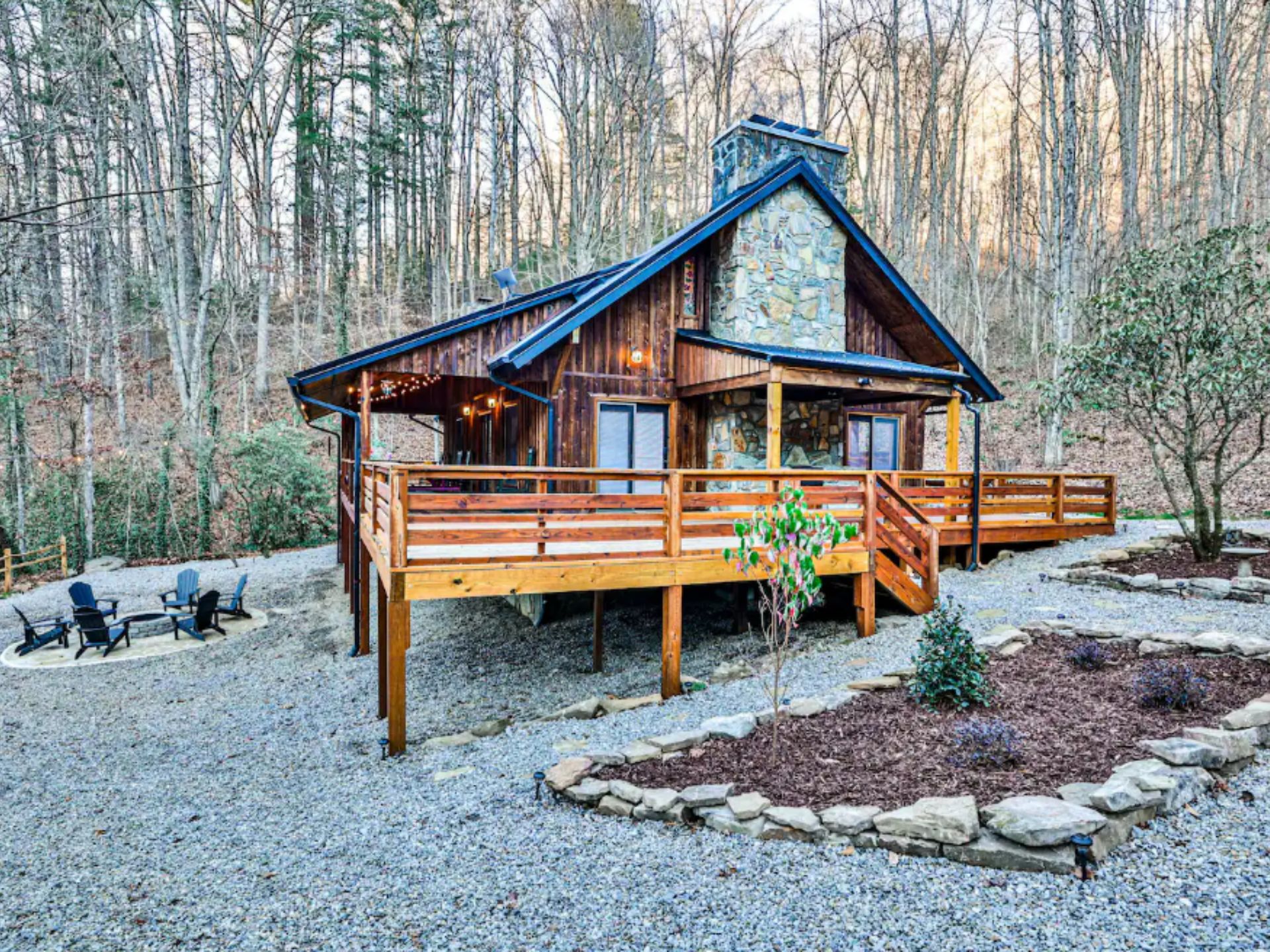 Experience The Cabinville Life In This Beautiful Cabin Villa