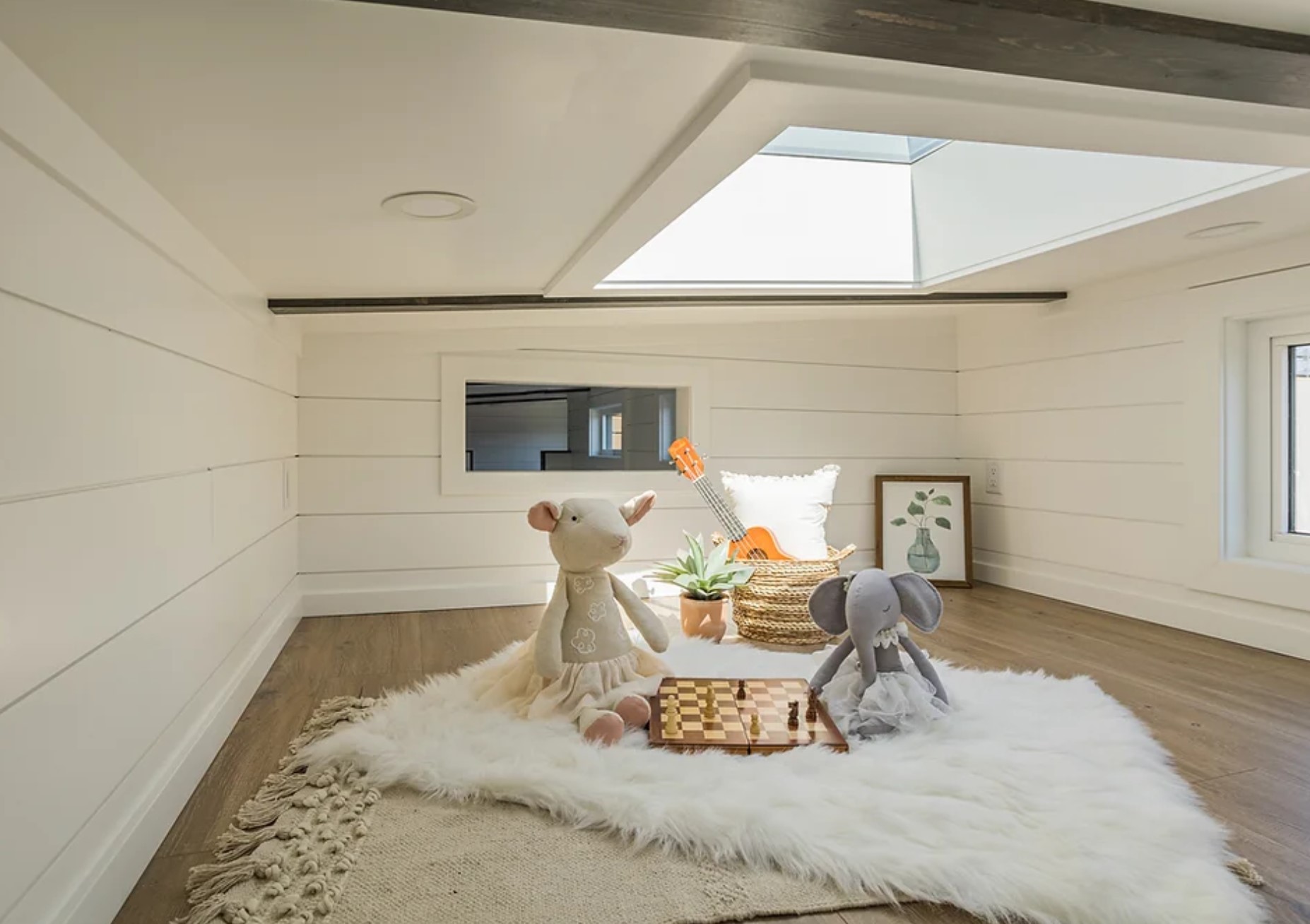 Loft in tiny bohemian home