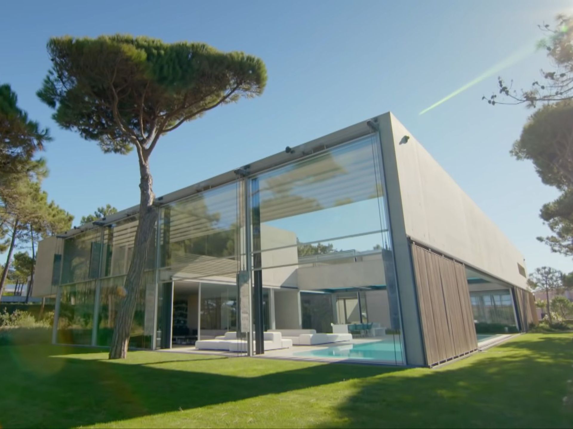 Beat The Summer Heat In This Incredible And Futuristic Two Pool Mansion