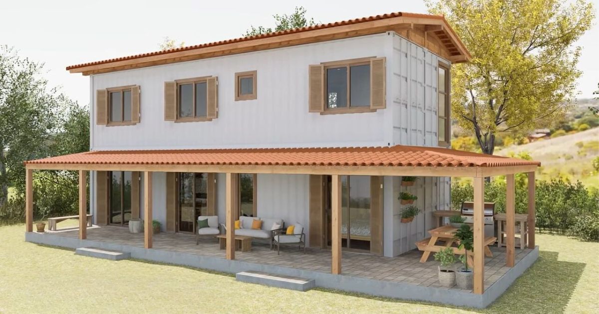 Super Cool And Cozy Container House That Keep Things Simple