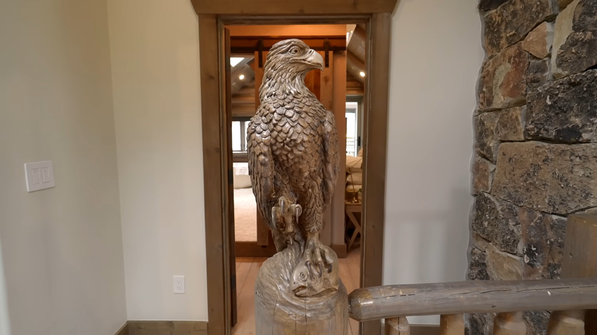 handcarved eagle