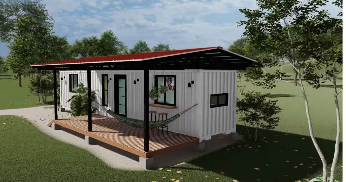 The Incredible Before And After Of An Old Shipping Container
