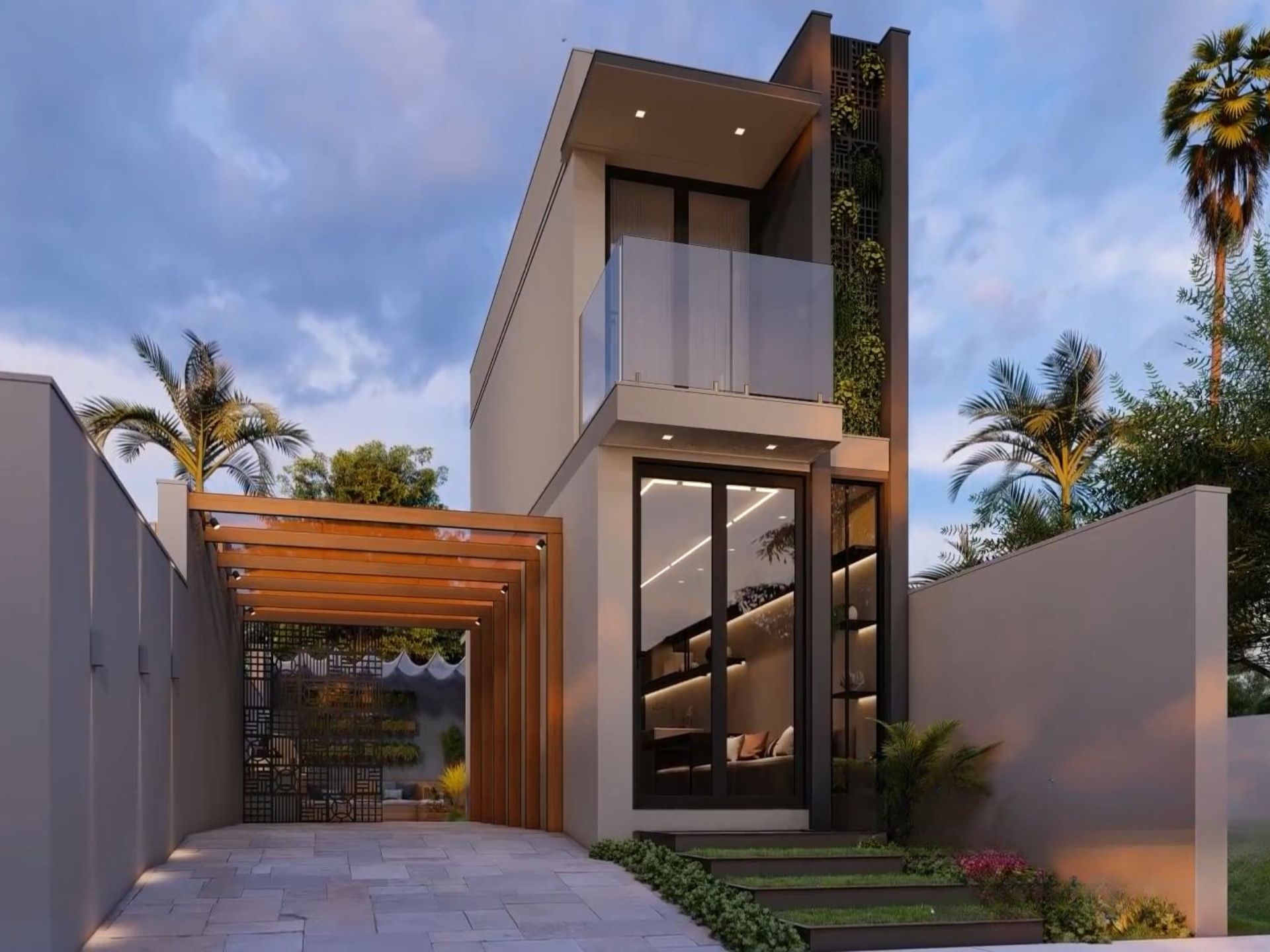 A Stacked Container Home That Has The Most Innovating Design You Will Ever See