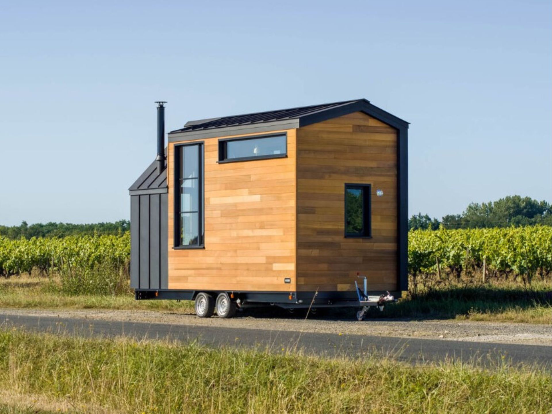 exterior of a tiny home