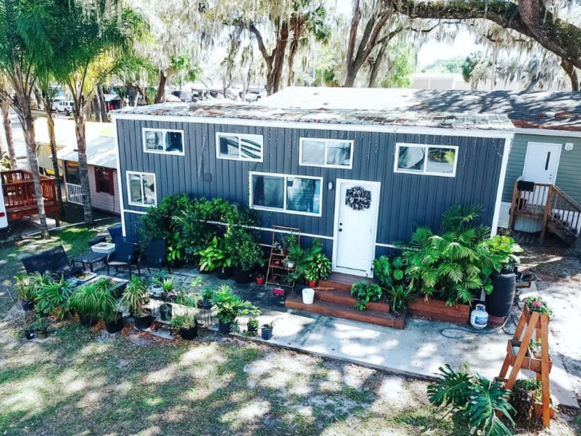 Plant-Filled Tiny Home Was Once A Dream Of This Couple And Now They Made It A Reality