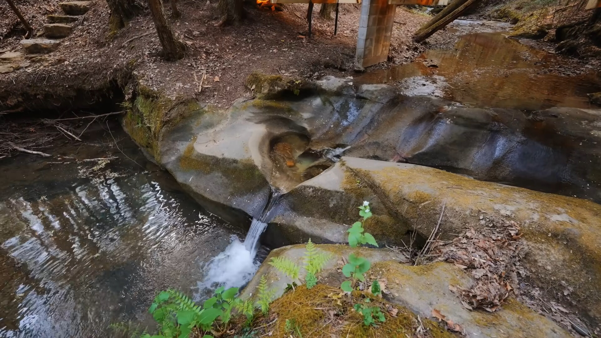 heart shaped waterfall