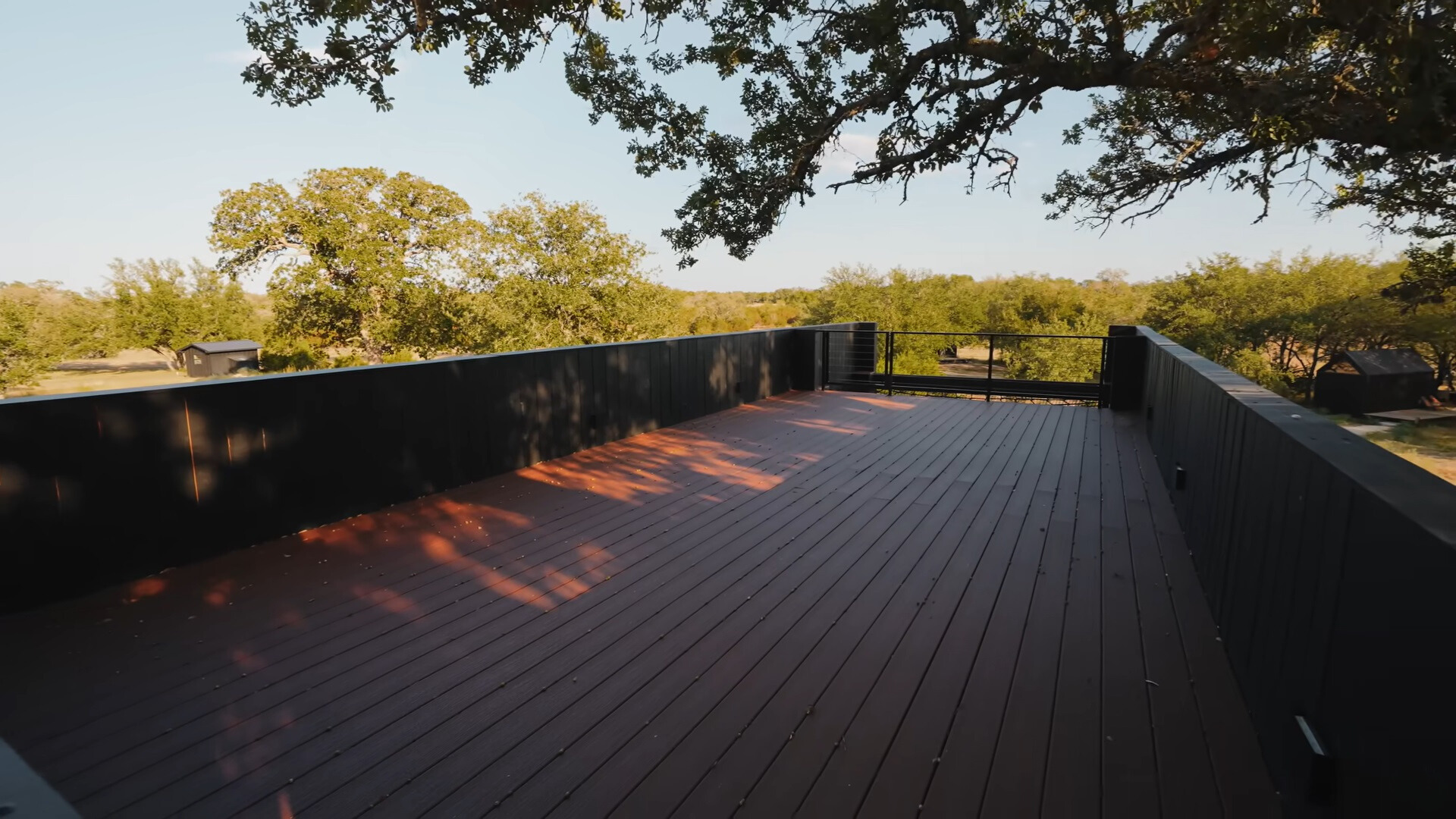 roof of the community area with the view of nature