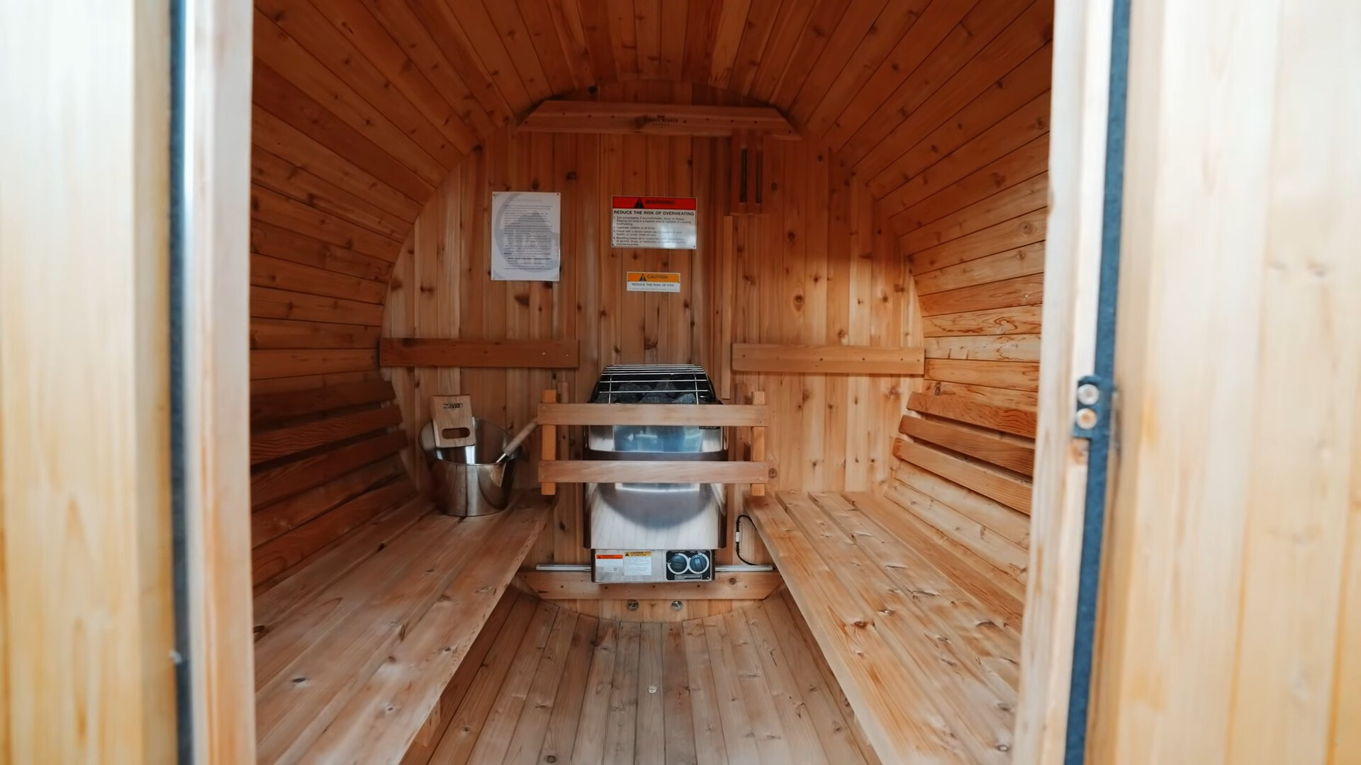 sauna outside the cabin