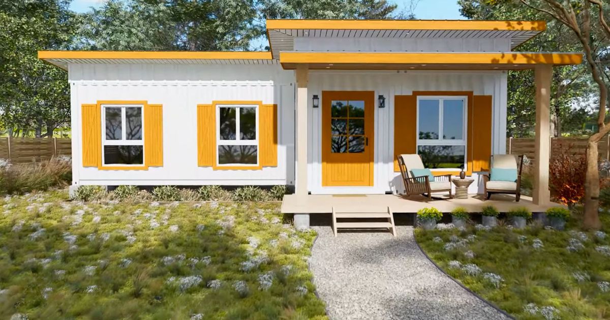 Here's A Retro Container House That’s Got Nostalgia And Groovy Vibes ...