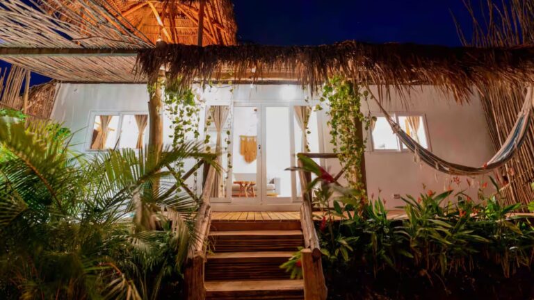 Two story shipping container villa