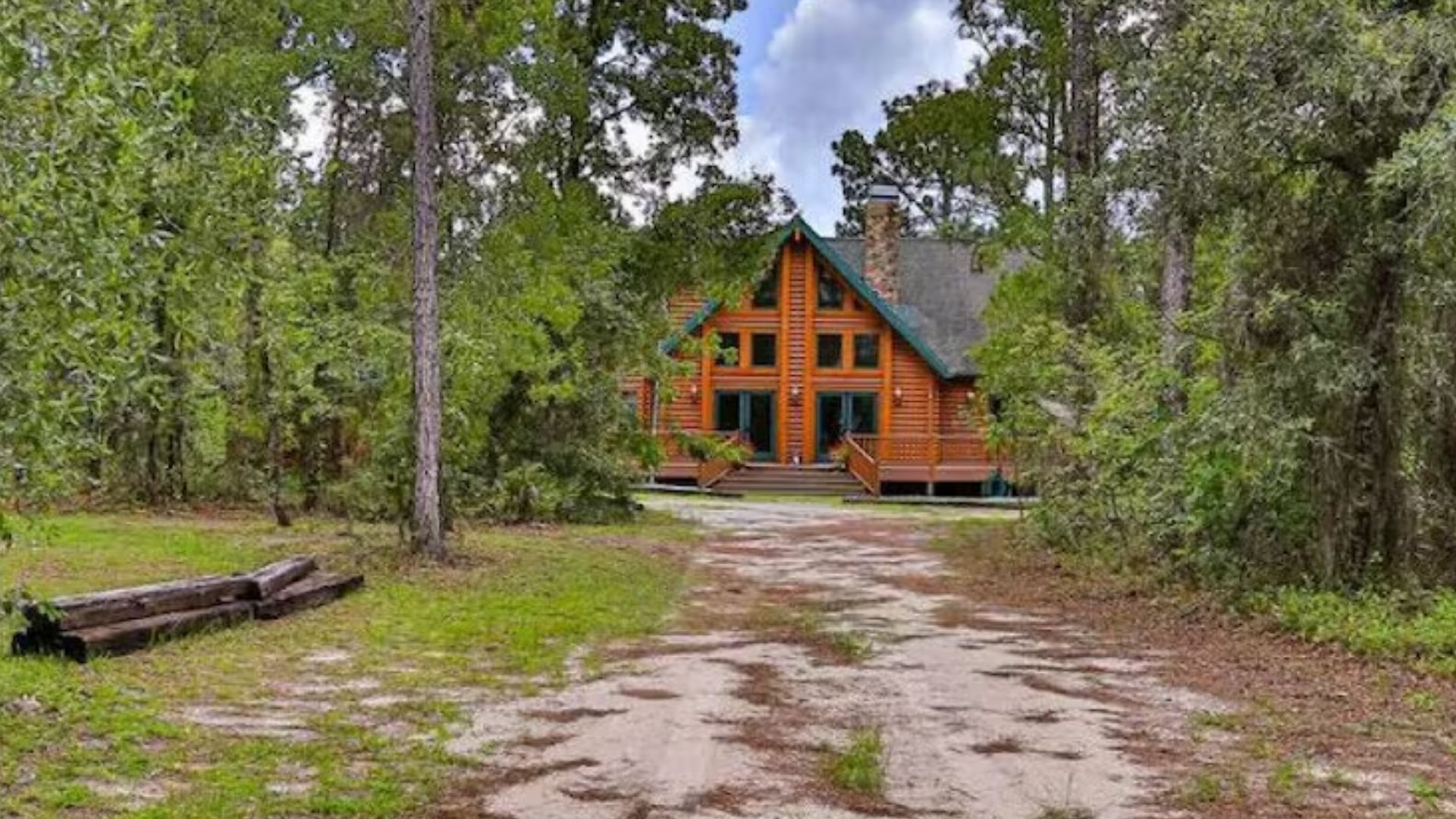 wooden cabin with window gallery