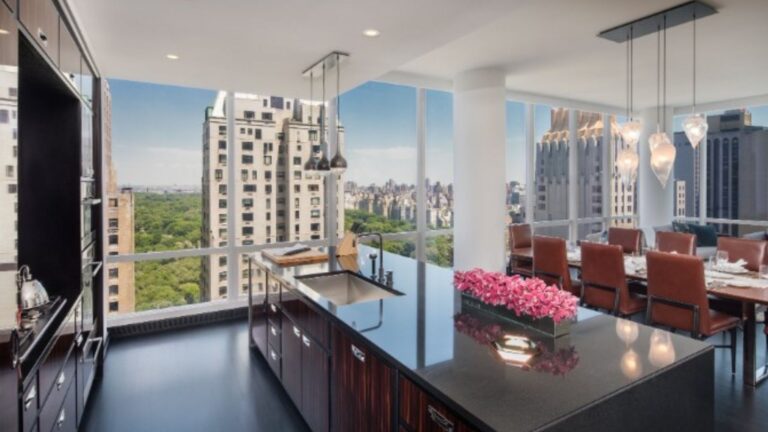 inside a penthouse