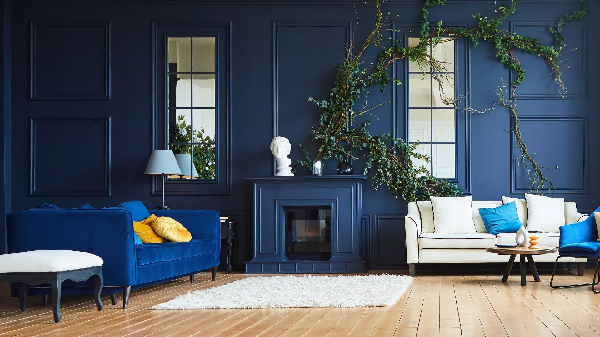 blue living room ideas