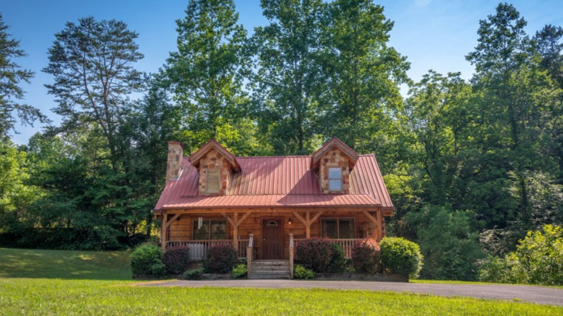 Cozy cabin in the woods