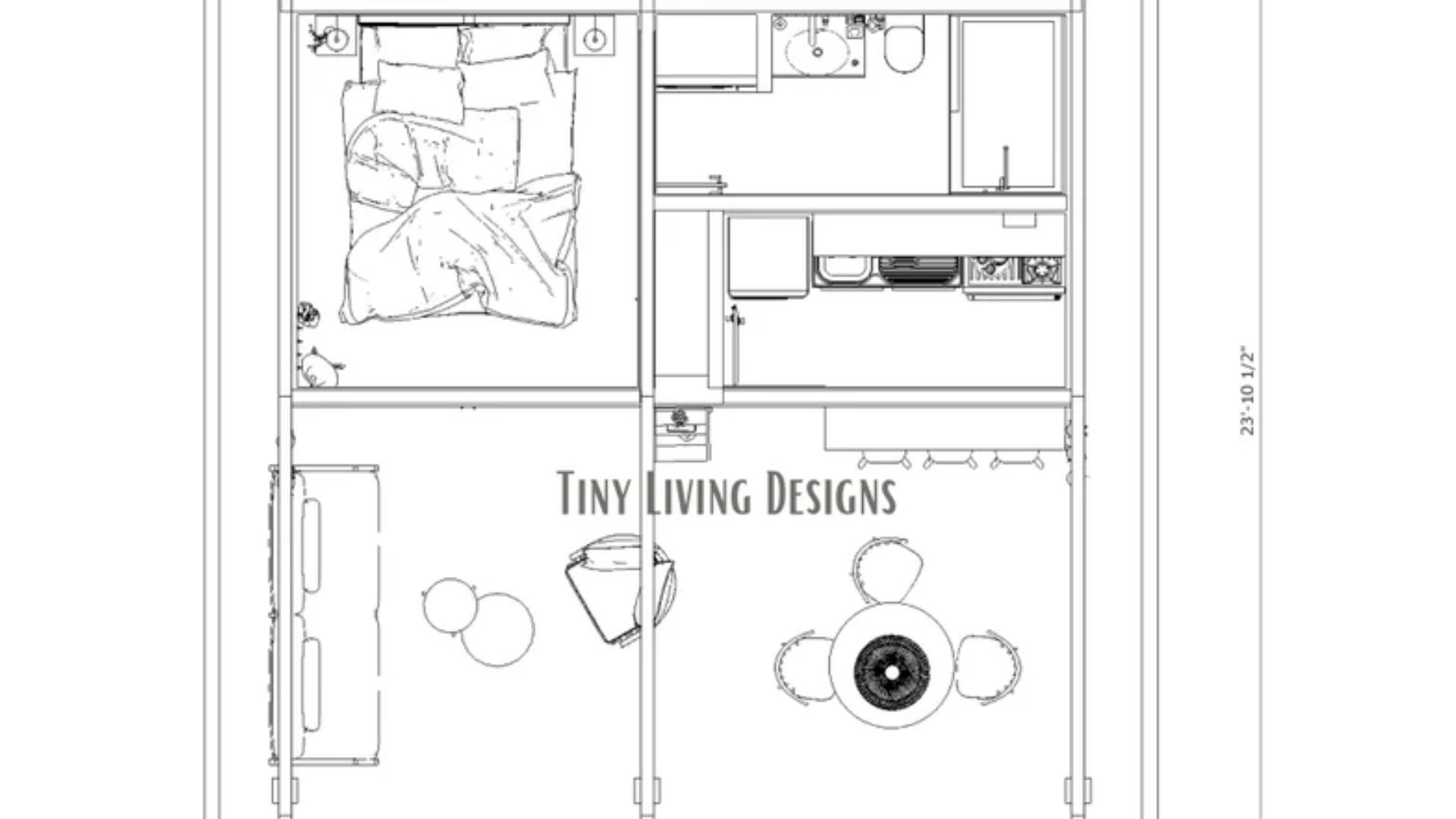 floor plans of tiny house