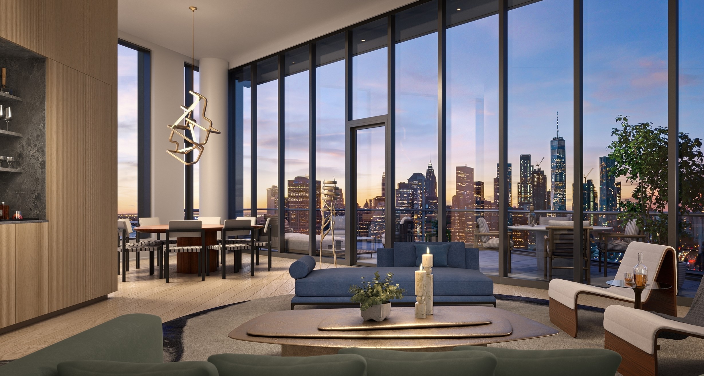 Olympia dumbo penthouse with glass walls