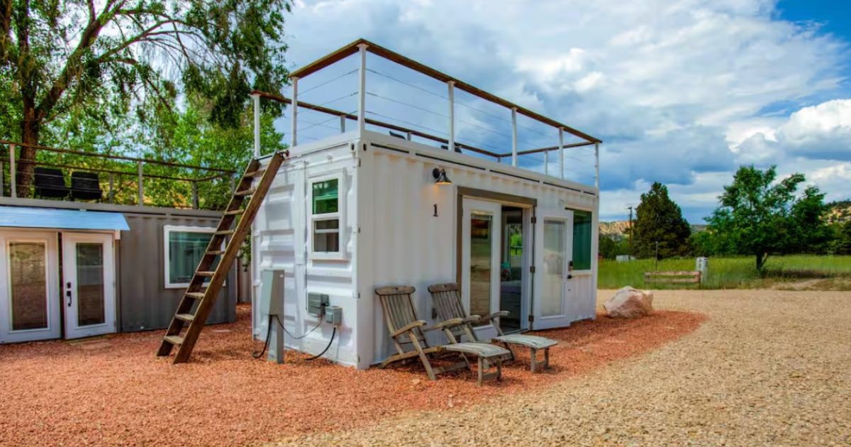 Storage Container Homestead When A Shipping Container And A Farmhouse Fall In Love, You Get This ...