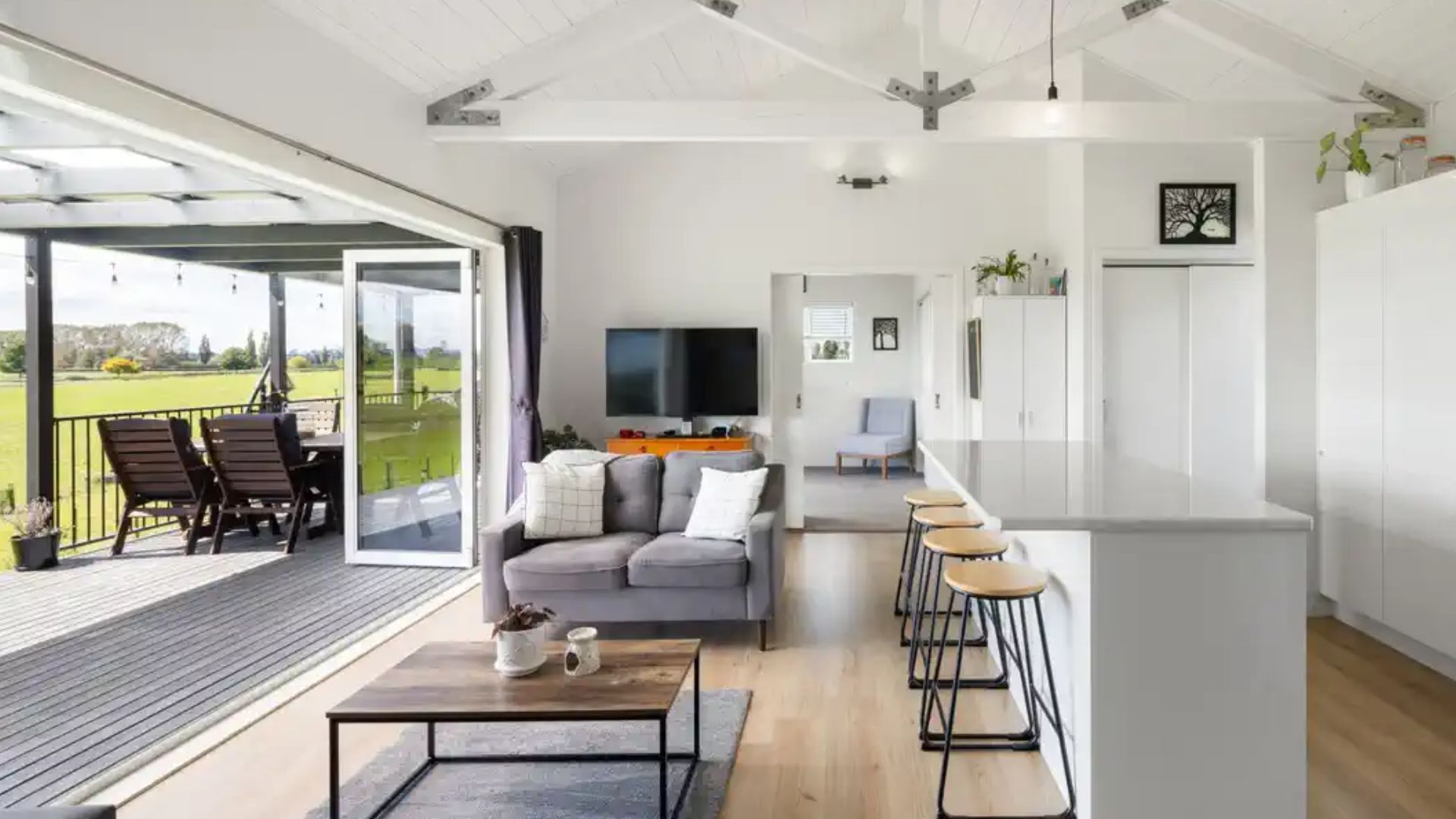 lounge area with lots of natural light