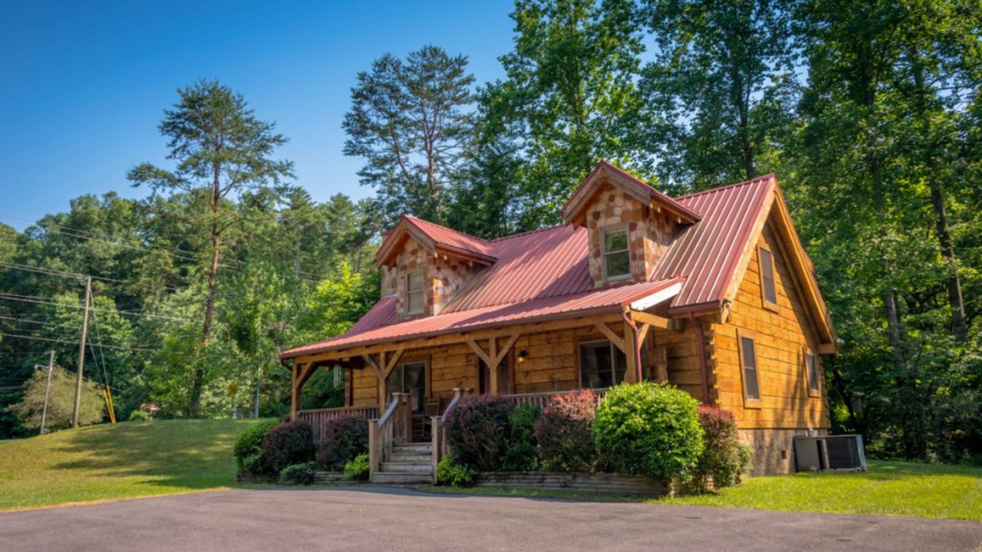 Cozy cabin in the woods