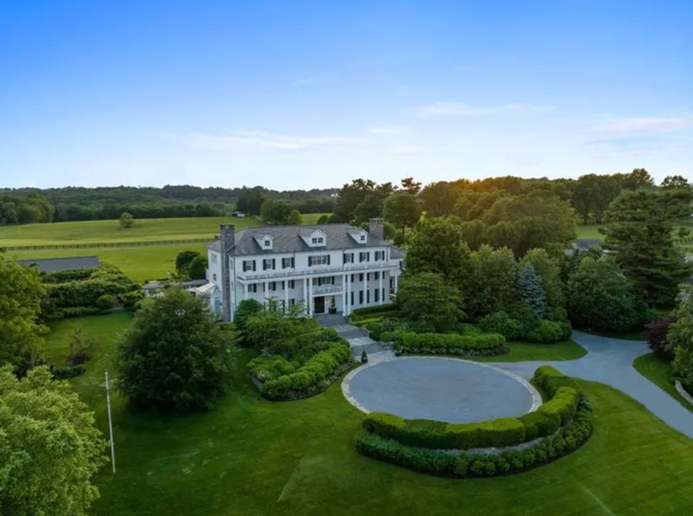 Stonewall farm with green yards