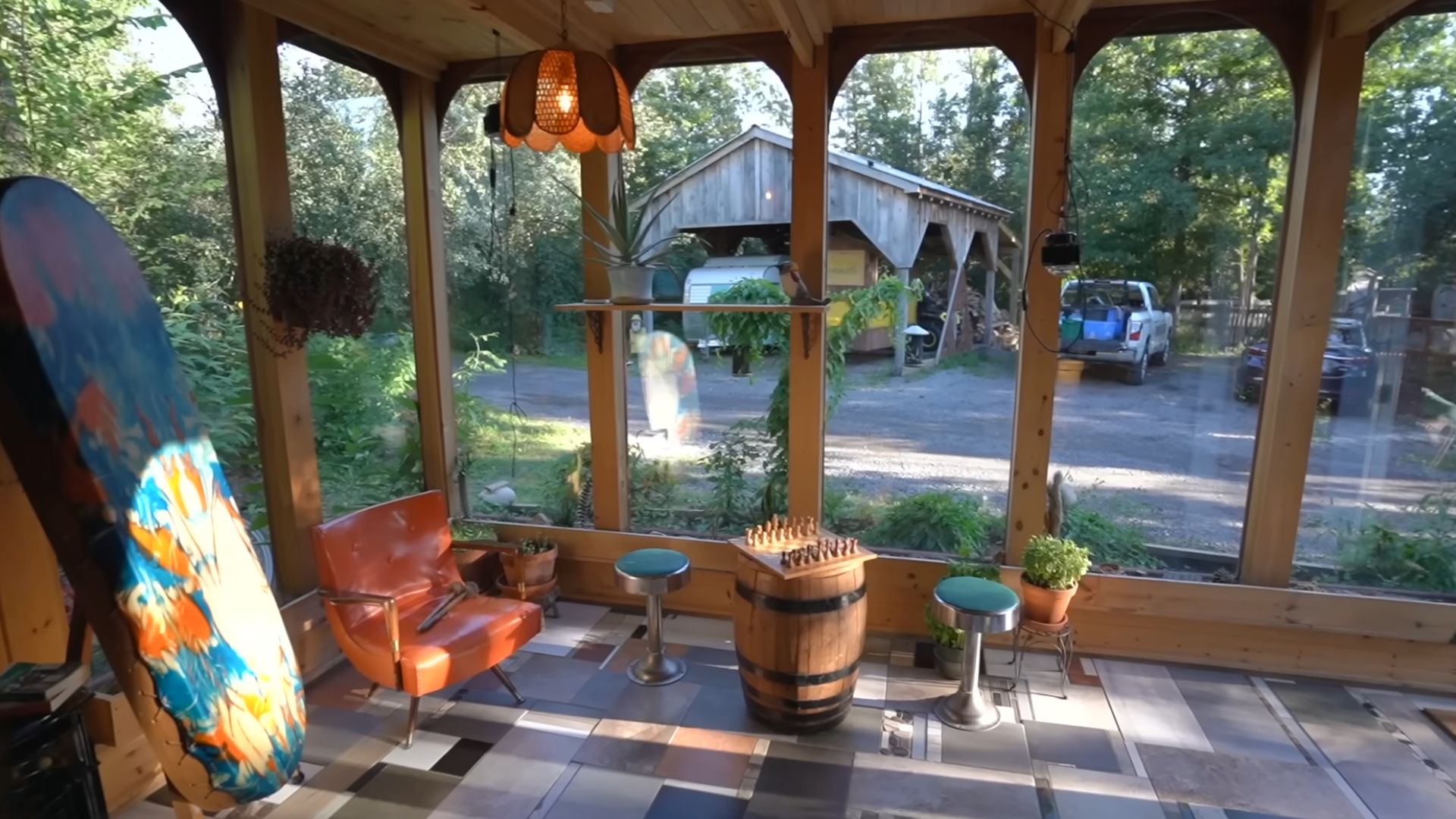 family's greenhouse aka the fun room