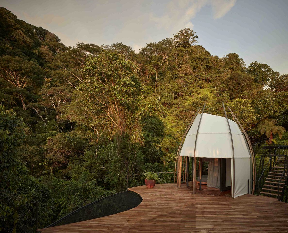 Unique hut in nature