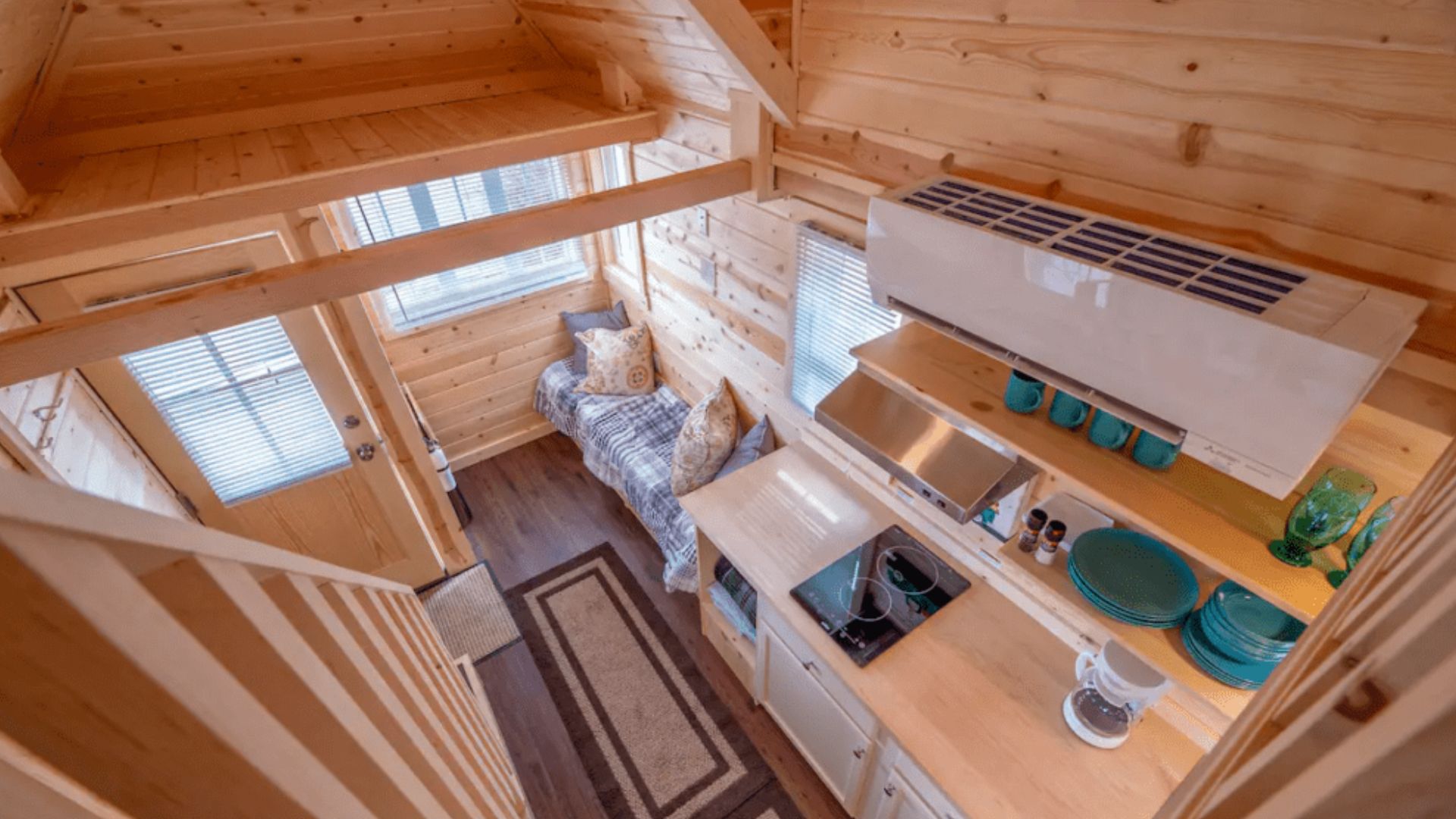 kitchen view from the loft