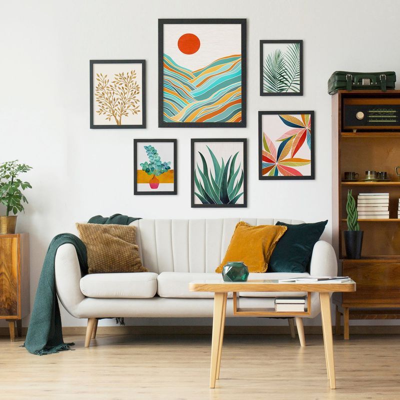 A Colorful Gallery Wall