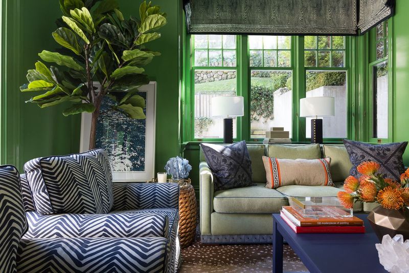 Bold Colors In A Room 