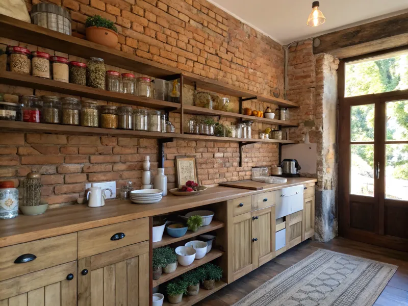 Brick Wall Rustic