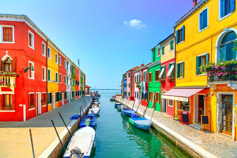 Burano's Rainbow Houses