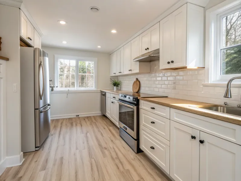 Light Blonde Wood kitchen