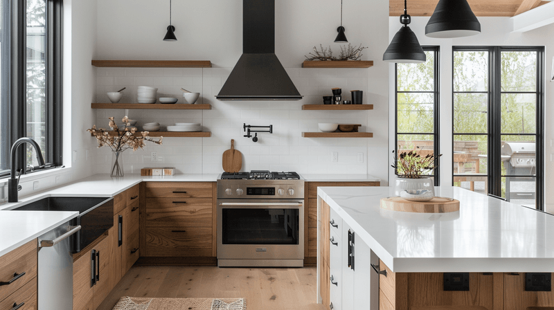 Open Shelving Kitchen