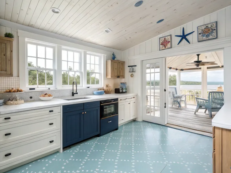 Pale Blue kitchen