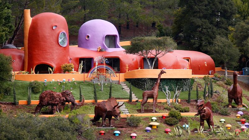 The Flintstones House, Hillsborough, California, USA