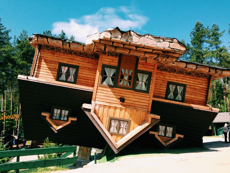 The Upside Down House, Szymbark, Poland