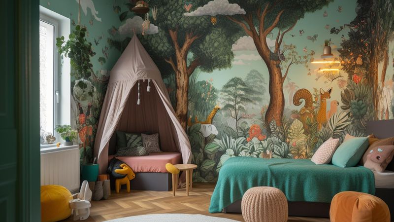 Theme Room with a forest 