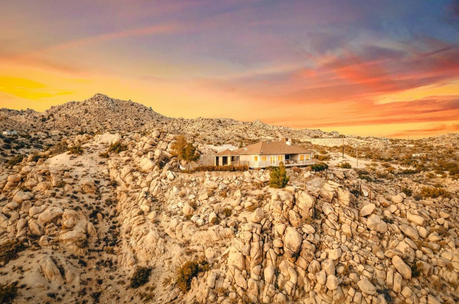 Invisible House During Sunset