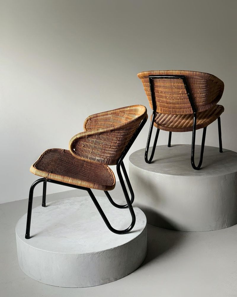 1960s Rattan Chair