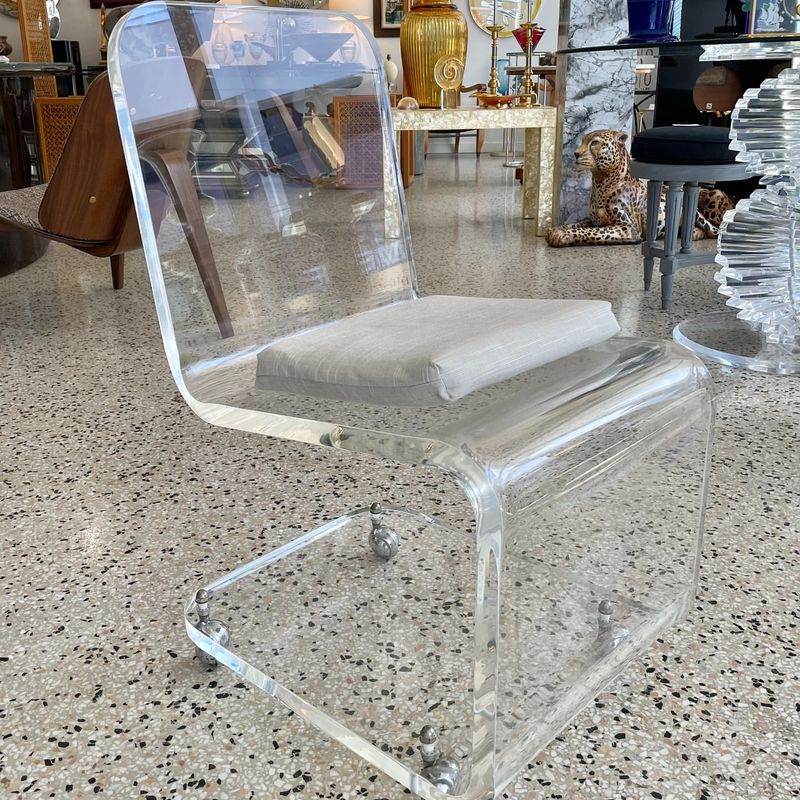 1970s Lucite Chair