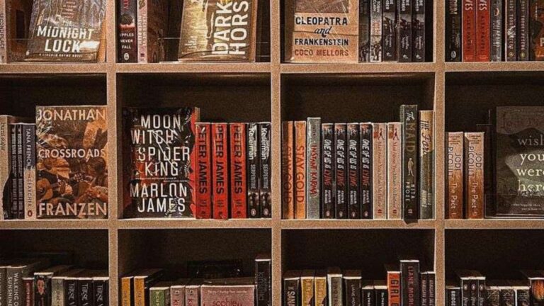 books on a shelf