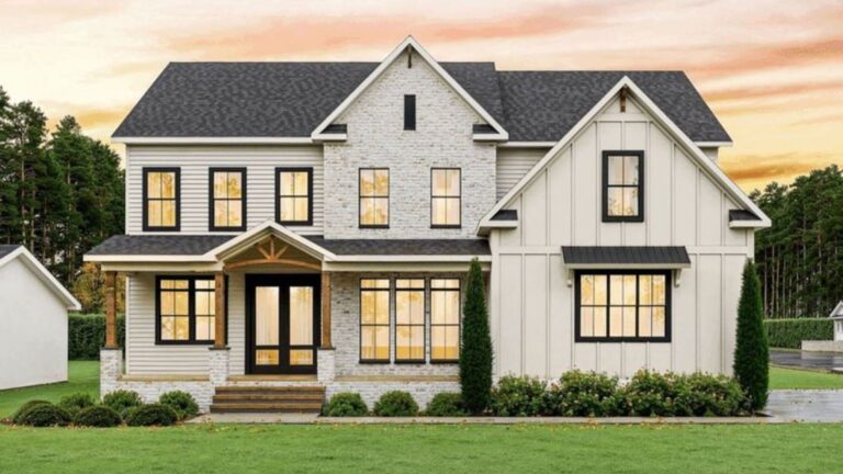 home with a white exterior