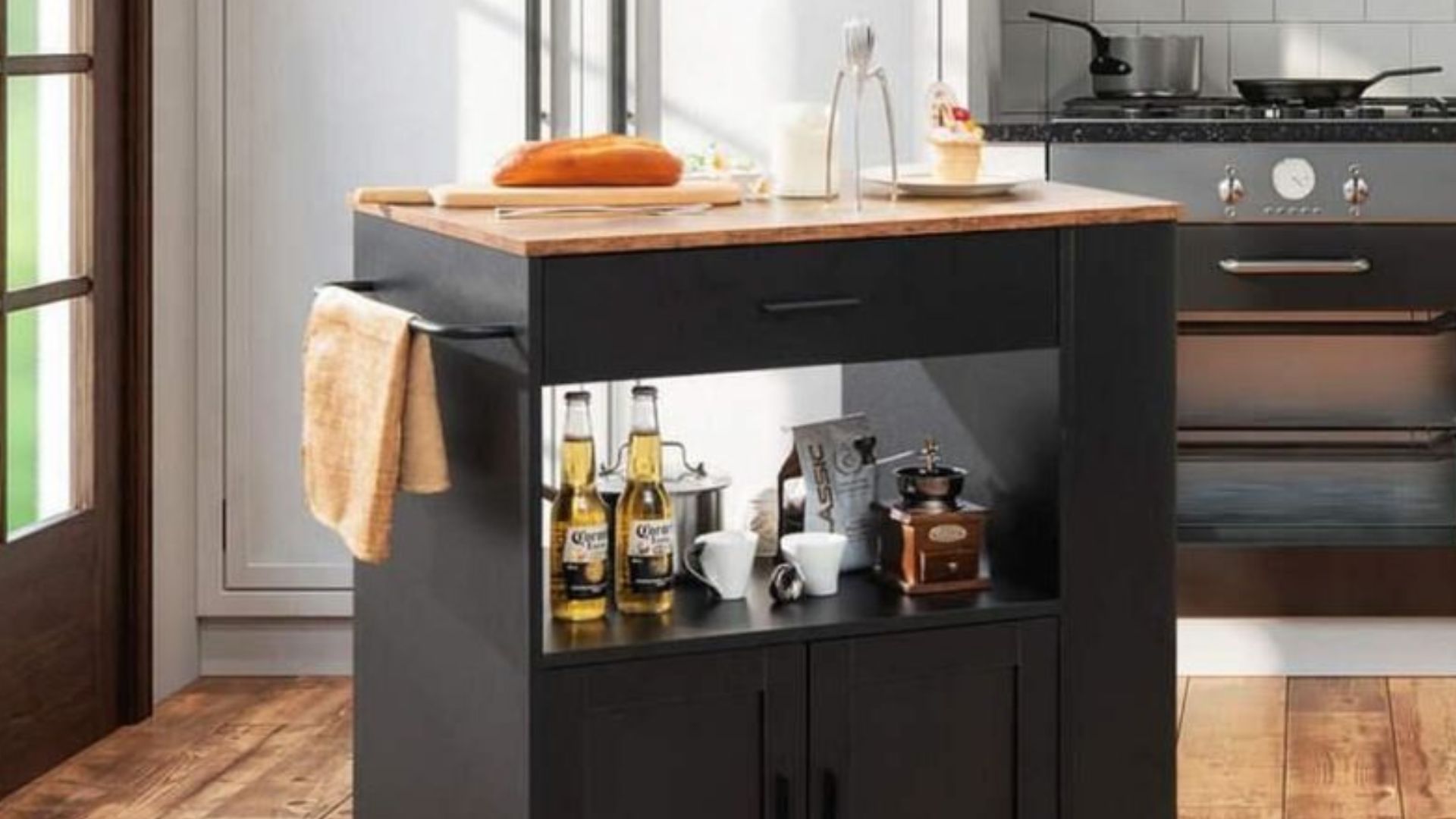 24 Ways To Mix Freestanding Furniture Into Your Kitchen For A Cohesive And Lived-In Space