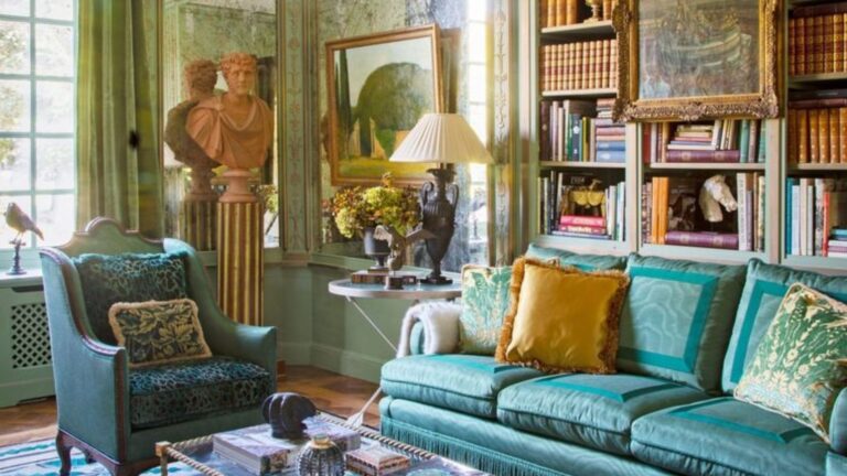 26 Examples That Show Blue And Green Is The Surprising Living Room Color Scheme Everyone’s Using