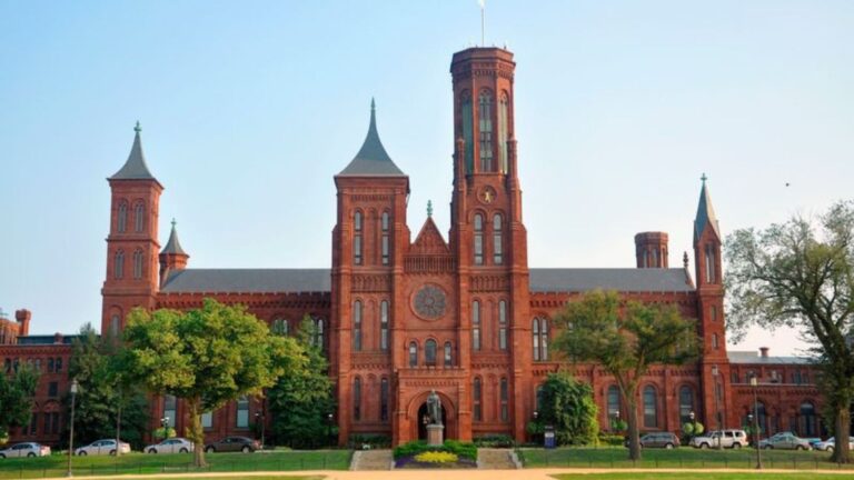 the Smithsonian institution building