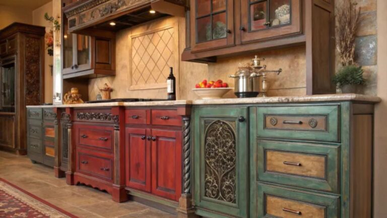 tuscan kitchen cabinets
