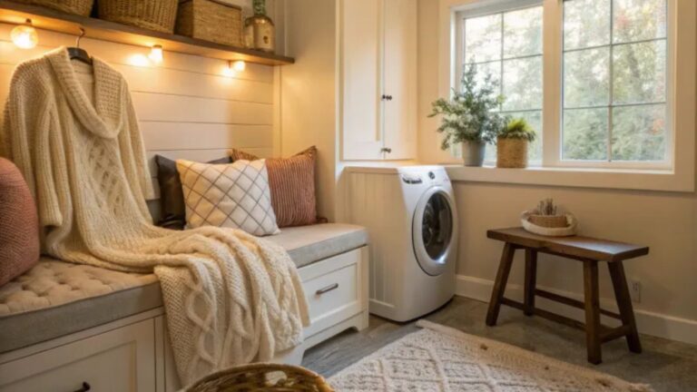 cozy laundry room