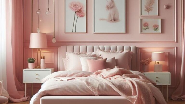 pink bedroom