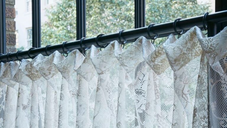lace curtains