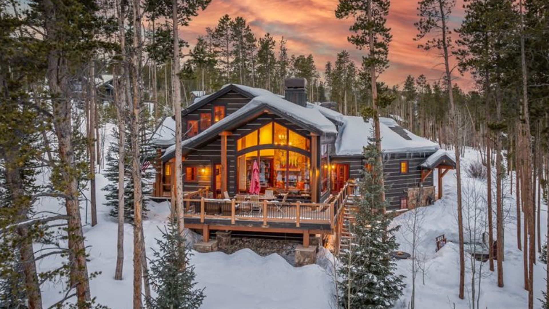 chalet in snowtime